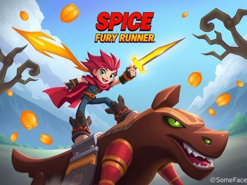 Spice Fury Runner Game Banner